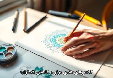 کلاس‌های هنری مؤثر در کاهش اضطراب