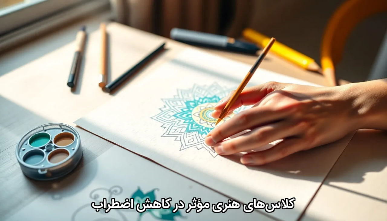 کلاس‌های هنری مؤثر در کاهش اضطراب