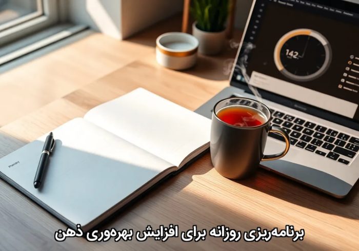 برنامه‌ریزی روزانه برای افزایش بهره‌وری ذهن