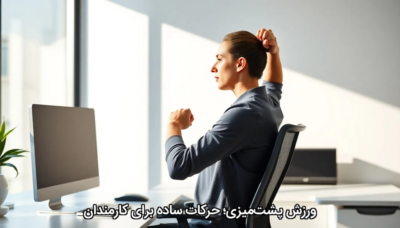 ورزش پشت‌میزی؛ حرکات ساده برای کارمندان