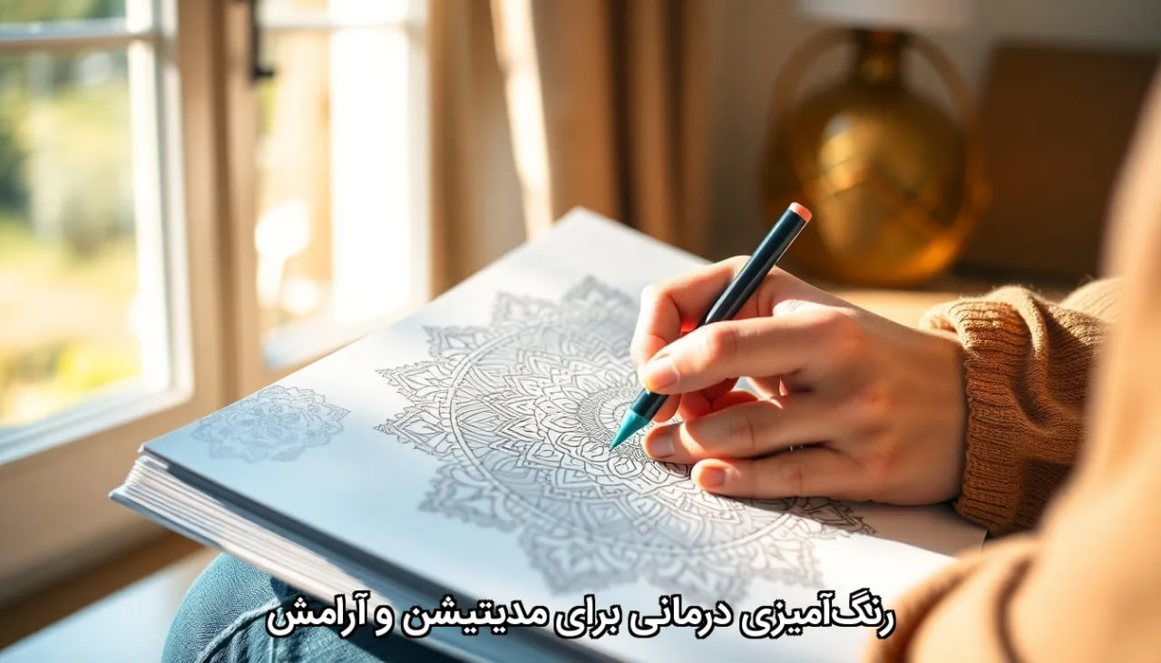 رنگ‌آمیزی درمانی برای مدیتیشن و آرامش