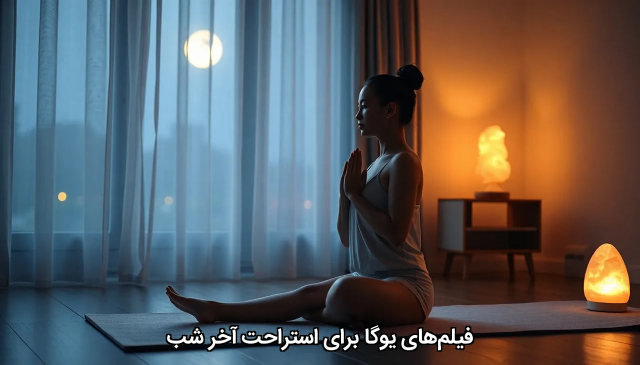 فیلم‌های یوگا برای استراحت آخر شب