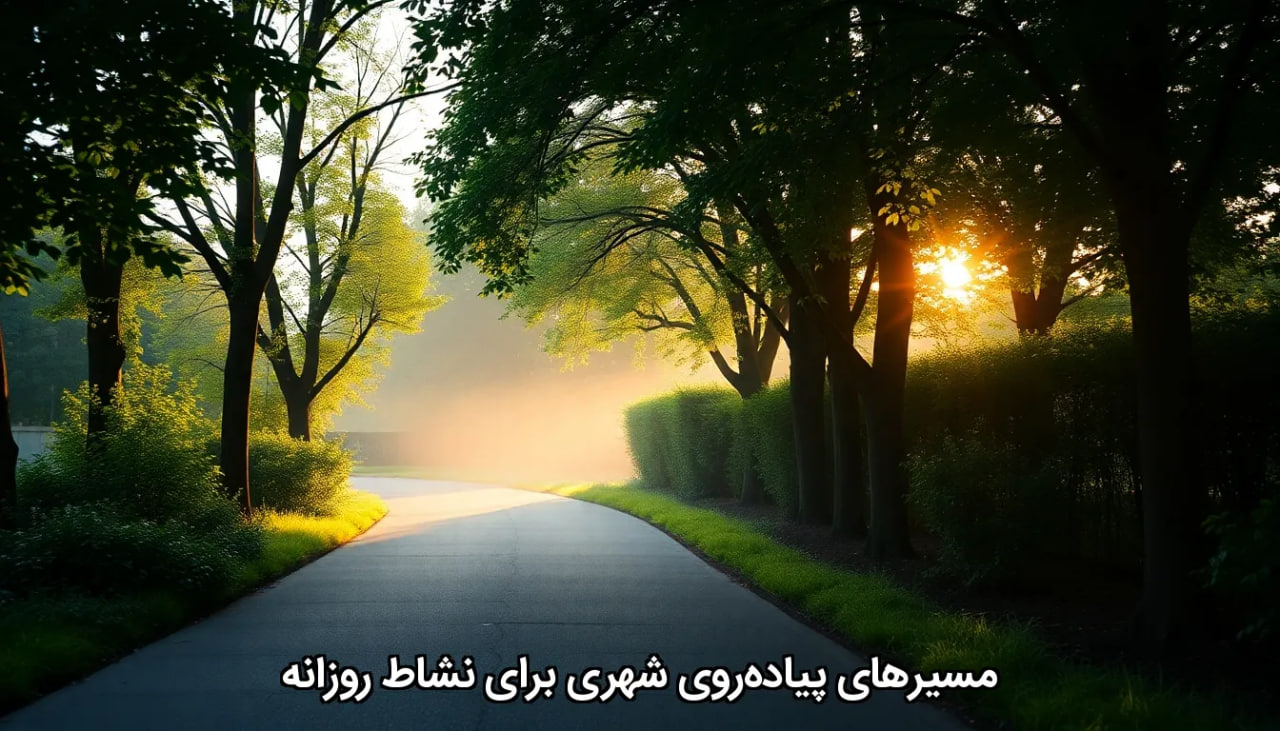مسیرهای پیاده‌روی شهری برای نشاط روزانه
