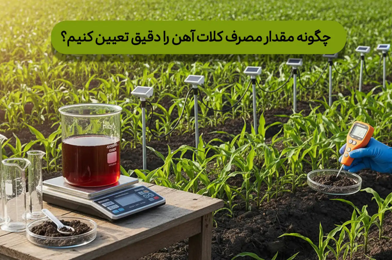 چگونه مقدار مصرف کلات آهن را دقیق تعیین کنیم؟