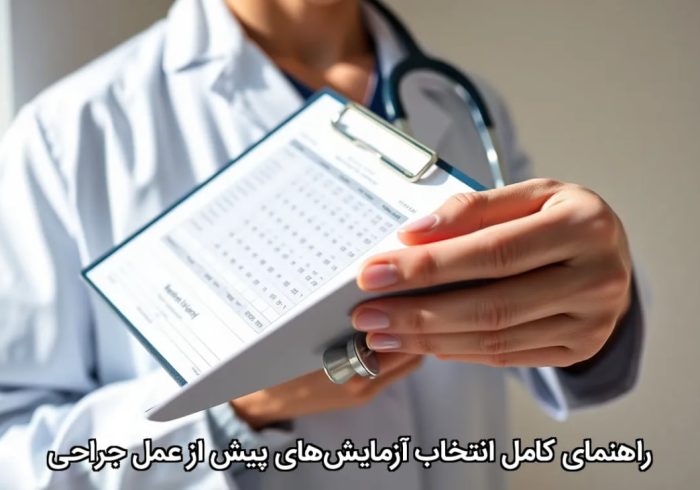 راهنمای کامل انتخاب آزمایش‌های پیش از عمل جراحی