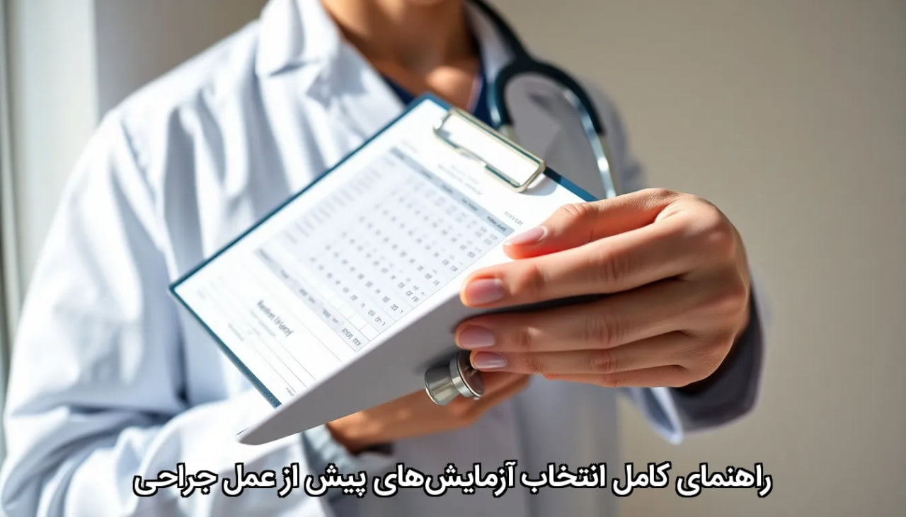 راهنمای کامل انتخاب آزمایش‌های پیش از عمل جراحی