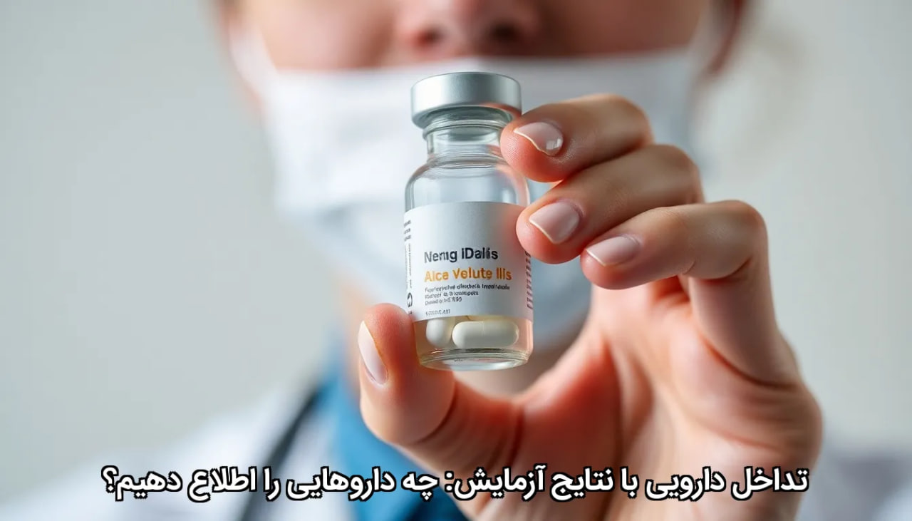 تداخل دارویی با نتایج آزمایش: چه داروهایی را اطلاع دهیم؟