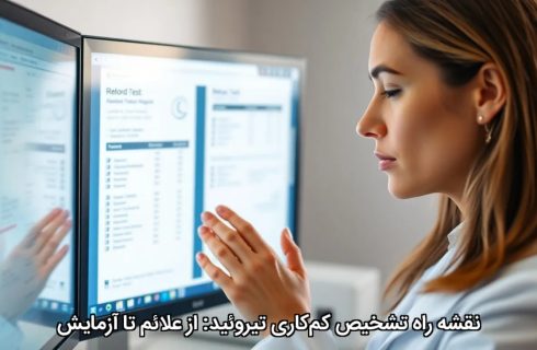 نقشه راه تشخیص کم‌کاری تیروئید: از علائم تا آزمایش