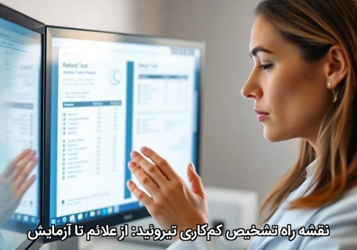 نقشه راه تشخیص کم‌کاری تیروئید: از علائم تا آزمایش