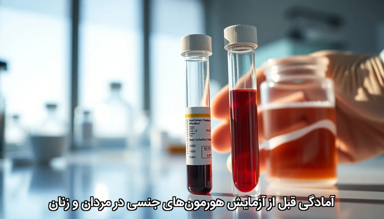 آمادگی قبل از آزمایش هورمون‌های جنسی در مردان و زنان