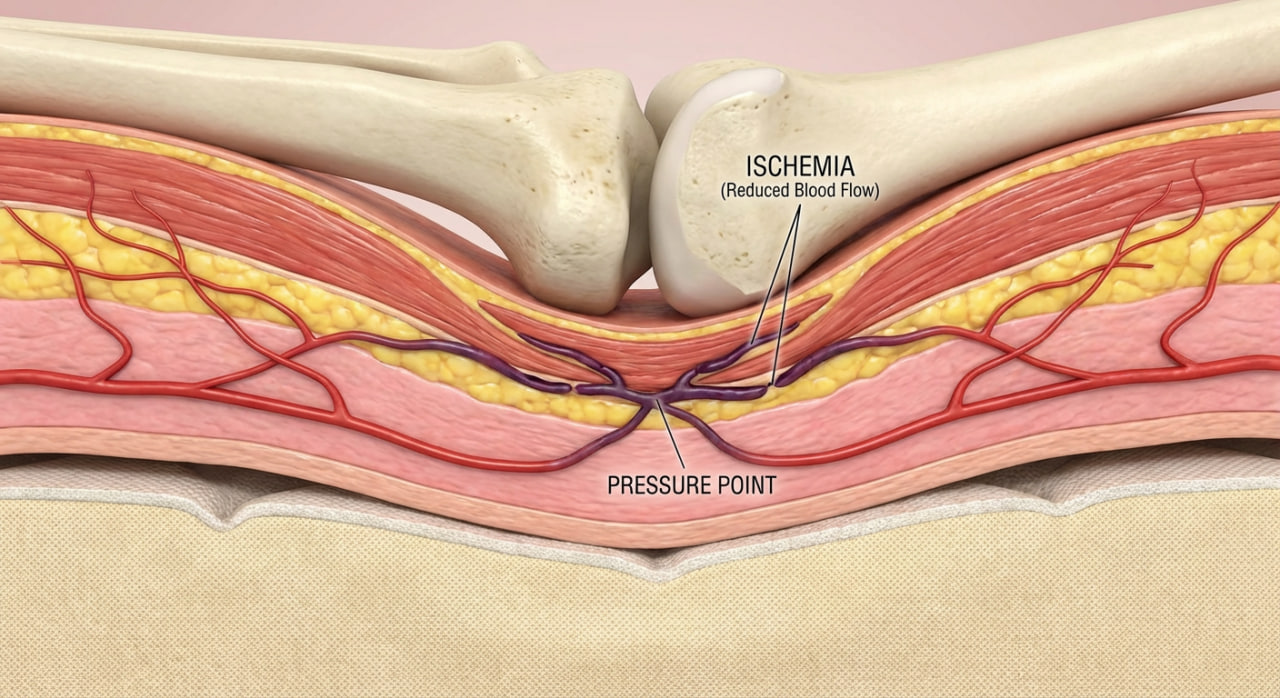 زخم بسترچیست؟ راهنمای جامع پزشکی از تشخیص تا درمان قطعی مثلث مرگبار: سه نیروی فیزیکی که پوست را نابود میکنند