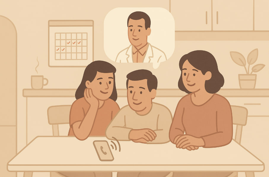 تماس‌های دوره‌ای و پیگیری مداوم
