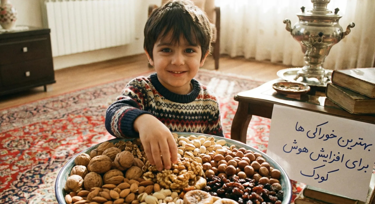 بهترین خوراکی ها برای افزایش هوش کودک