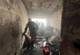 آتش‌سوزی هولناک یک مجتمع مسکونی ۲۰ طبقه در تهران