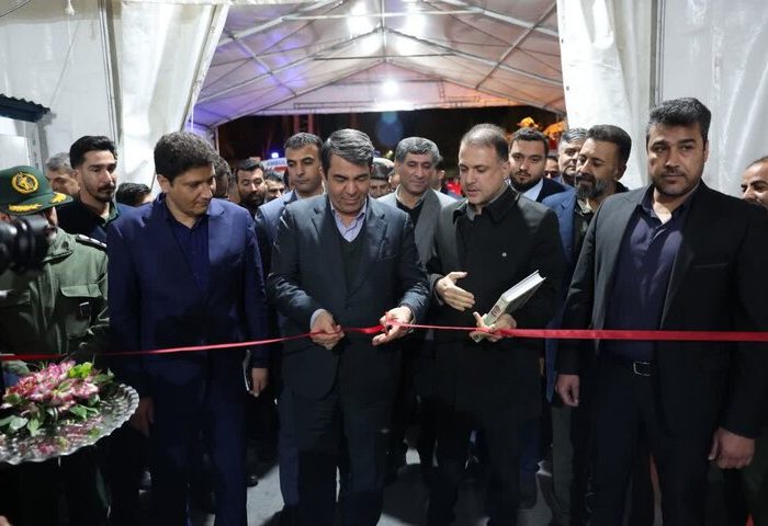افتتاح ستاد جهادی درمان و مدیریت بحران شرکت مس در گلزار شهدای کرمان