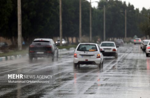 باران پاییزی استان سمنان را شاداب کرد