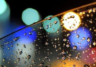 بارش باران پاییزی در رودان