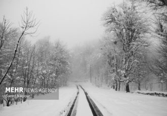 بارش سنگین برف در اشکور