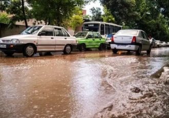 بارش شدید باران در چابکسر