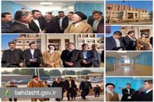 بازدید نماینده شوشتر و گتوند و فرماندار شهرستان به همراه رئیس دانشکده علوم پزشکی و معاونین وی از بیمارستان ۲۲۰ تختخوابی خاتم‌الانبیاء/ تأکید بر تسریع بهره‌برداری از فاز نخست