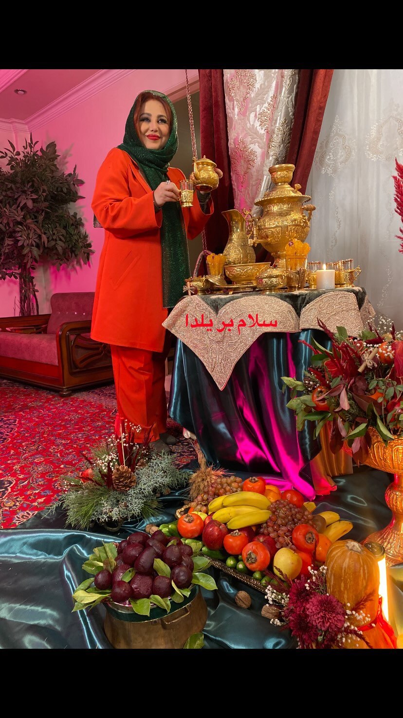 بهنوش بختیاری به پیشواز یلدا رفت بهنوش بختیاری به پیشواز یلدا رفت