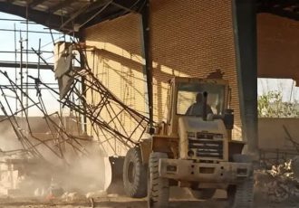 تخریب ۵ ساخت و ساز غیرمجاز در محور چیتگر – شهریار