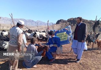 خدمت رایگان دامپزشکی به عشایر روستاهای ایرندگان خاش خدمت رایگان دامپزشکی به عشایر روستاهای ایرندگان خاش
