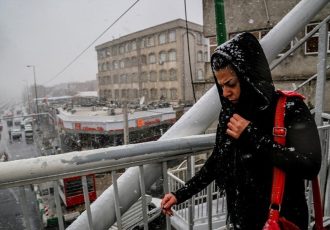 سرمای بی‌سابقه در تهران امروز + عکس