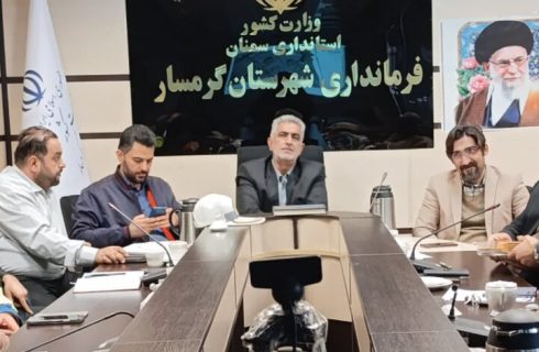 شروع طرح اصلاح هندسی میادین و بلوارهای گرمسار برای روان‌سازی تردد