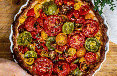 طرز تهیه تارت گوجه فرنگی به روش اصیل ایتالیایی