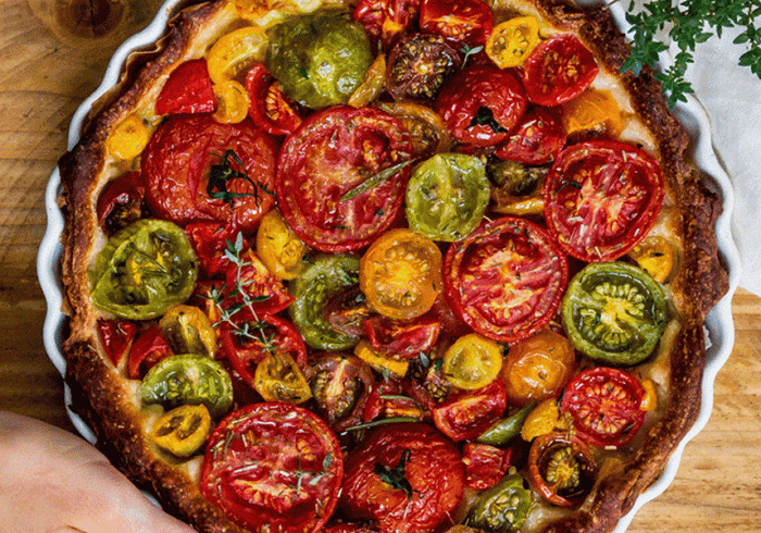 طرز تهیه تارت گوجه فرنگی به روش اصیل ایتالیایی