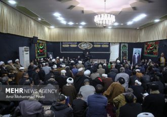 مراسم سالگرد ارتحال آیت الله هاشمی شاهرودی در قم برگزار شد