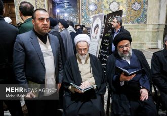 مراسم یادبود آیت‌الله شاهچراغی در قم برگزار شد