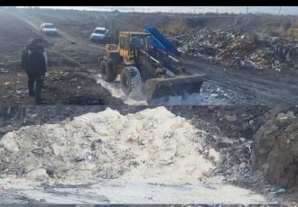 معدوم  سازی ۱۷۲۰ کیلوگرم آرد غیربهداشتی در پارس آباد