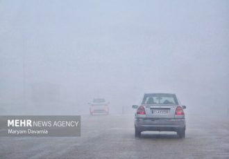 مه‌گرفتگی و کاهش دید افقی رانندگان در محور نیشابور–مشهد