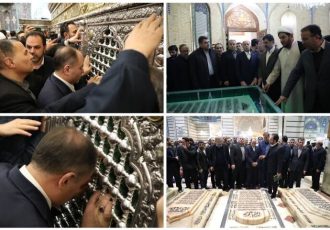 وزیر جهاد کشاورزی حرم مطهر حضرت معصومه(س) را زیارت کرد وزیر جهاد کشاورزی حرم مطهر حضرت معصومه(س) را زیارت کرد