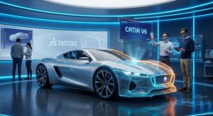 طراحی پیشرفته بدنه خودروهای اسپرت با استفاده از نرم‌افزار CATIA در استودیوی طراحی مدرن