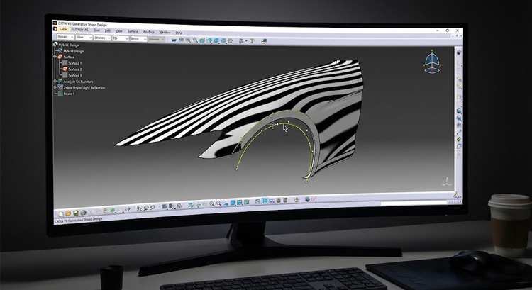 مراحل تکامل طراحی خودرو از اسکچ اولیه و مدل‌سازی در کتیا تا خط تولید رباتیک