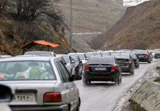 آخرین وضعیت راه‌های کشور/ ترافیک سنگین در چالوس و هراز