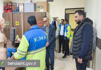 بازدید رئیس سازمان اورژانس کشور از واحدهای ستادی اورژانس پیش بیمارستانی و مدیریت حوادث کرمان
