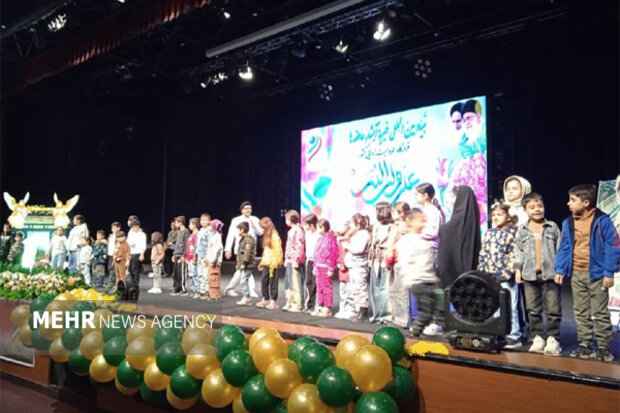 جشن میلاد علوی با حضور ۱۵۰۰ نفر از ایتام تهرانی برگزار شد