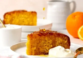 دستور پخت کیک پرتقالی با شربت پرتقال مخصوص مهمانی‌های دوستانه