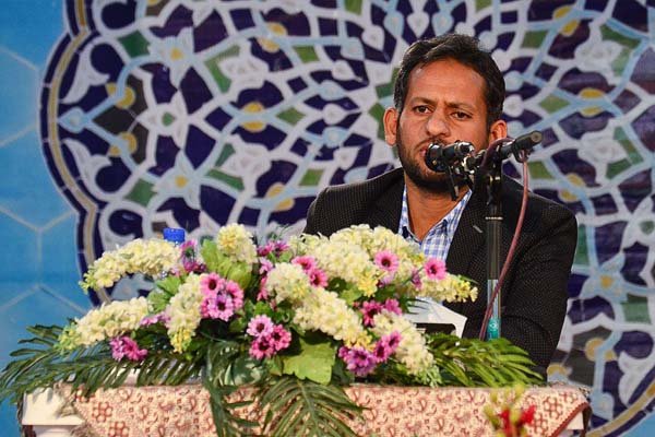 شعرخوانی حیدری آل کثیر در جشن ایران سرودی‌ها