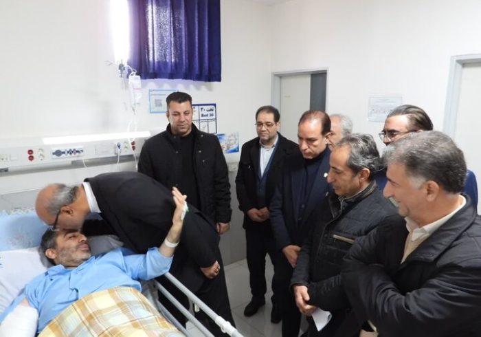 عیادت استاندار کرمانشاه از مدیرکل راهداری استان کرمانشاه