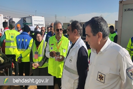 مشارکت فعال دانشگاه علوم پزشکی مشهد در مانور ترکیبی زلزله شهر مشهد