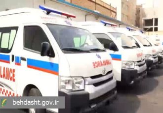 بهسازی ۶ دستگاه آمبولانس اورژانس قم با مشارکت یک خیر حوزه سلامت