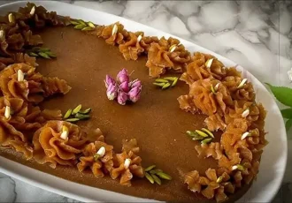 طرز تهیه حلوای اوماج با عطر و بوی خاص؛ مخصوص سفره‌های افطار