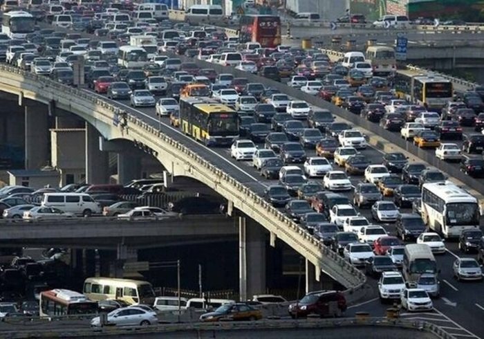 وضعیت بزرگراه‌های تهران / برخی بزرگراه‌ها پرحجم و سنگین است