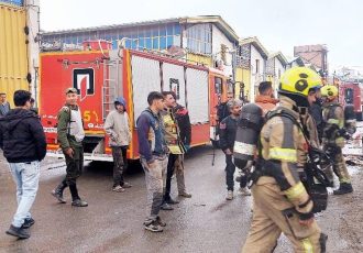 جزئیات حریق در کارگاه تولید رنگ پردیس