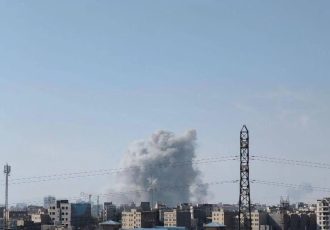 فوری / بمباران مناطقی در غرب تهران + عکس